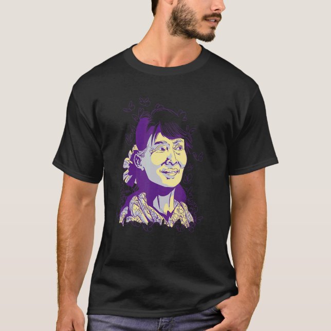 Aung San Suu Kyi T-Shirt (Front)
