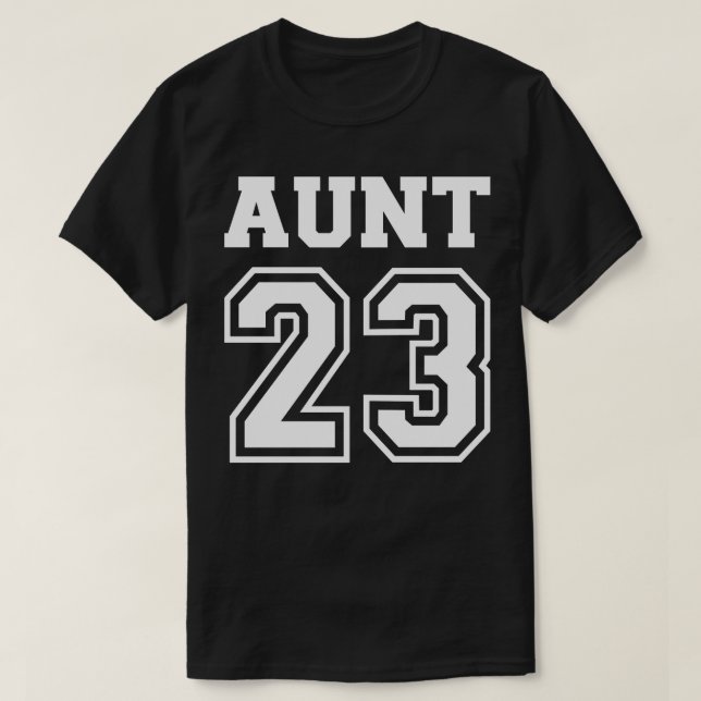 Aunt 2023 for first time auntie T-Shirt (Design Front)