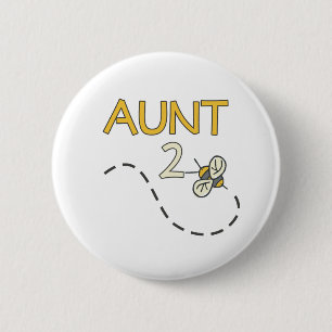 Aunt 2 Bee Inch Round Button