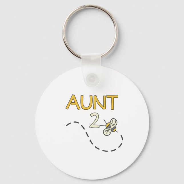 Aunt 2 Bee Keychain (Front)