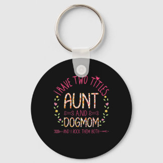 aunt and dog mom gifts  women sunflowers heart .pn keychain