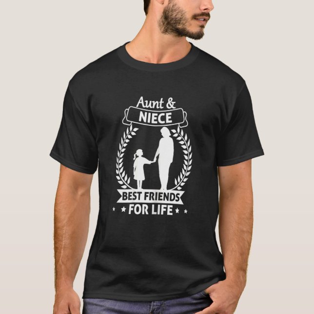 Aunt And Niece Matching Outfits Best Aunt Ever T-Shirt (Front)
