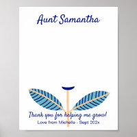 Aunt Appreciation DIY Handprint Art Template