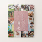 Aunt, Auntie Definition 14 Photo Collage Pink Fun