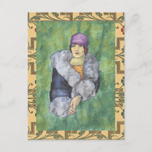 Aunt Bette's Coat Postcard