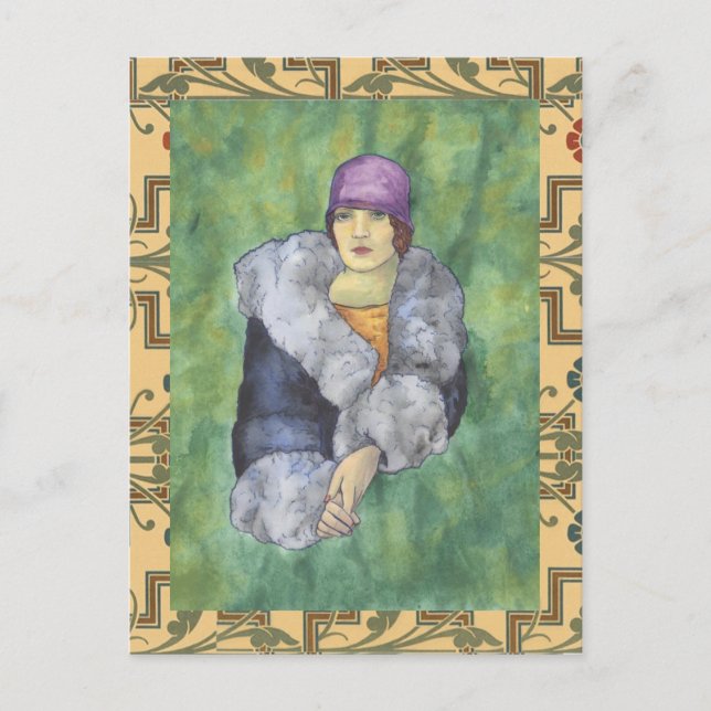 Aunt Bette's Coat Postcard (Front)