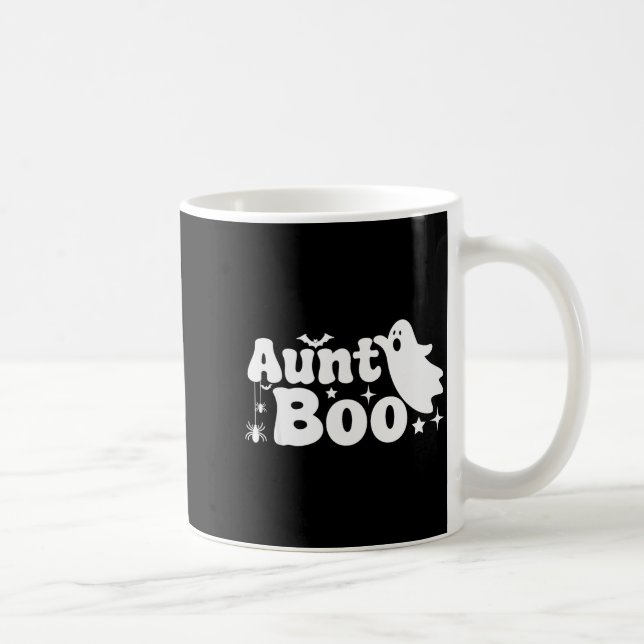Aunt Boo Funny Ghost Halloween Family Matching  Coffee Mug (Right)