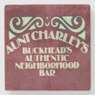 Aunt Charley's, Buckhead ,Aunt Charley's  Stone Coaster