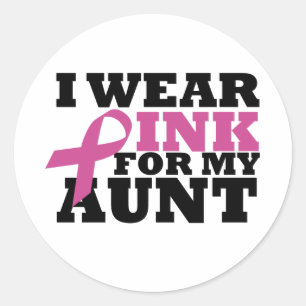 aunt classic round sticker