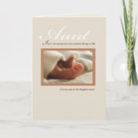Aunt Congratulations New Baby Feet