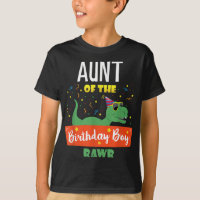 Aunt Dinosaur Funny Birthday Boy Auntie Gift
