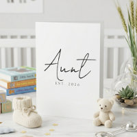 Aunt EST Year Sweet Announcement Script Design