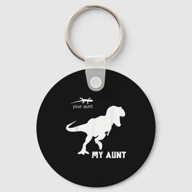 Aunt Ever Squad Gift Auntie Women's Bae  Keychain (Front)