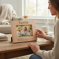 Aunt Funny Definition Laser Etched Picture Frame