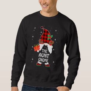 Aunt Gnome Buffalo Plaid Matching Family Christmas Sweatshirt