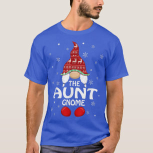 Aunt Gnome Family Matching Christmas Funny Xmas Pa T-Shirt