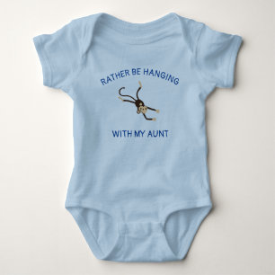 Aunt Hanging With My Aunt Nephew Boy Newborn Cute Baby Bodysuit