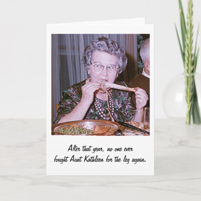 Aunt Kathleen Holiday Card (Front)