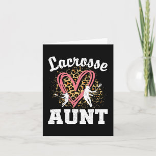 Aunt Leopard Heart Matching Family Card