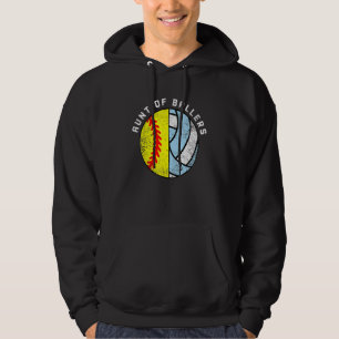 Aunt Of Ballers Softball Volleyball Aunt Hoodie
