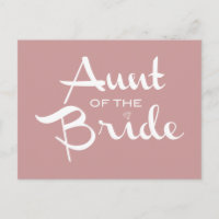 Aunt of Bride White on Mauve