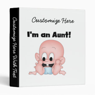 Aunt of New Nephew T-shirts and Gifts Binder