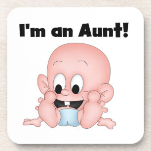 Aunt of New Nephew T-shirts and Gifts Coaster