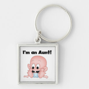Aunt of New Nephew T-shirts and Gifts Keychain