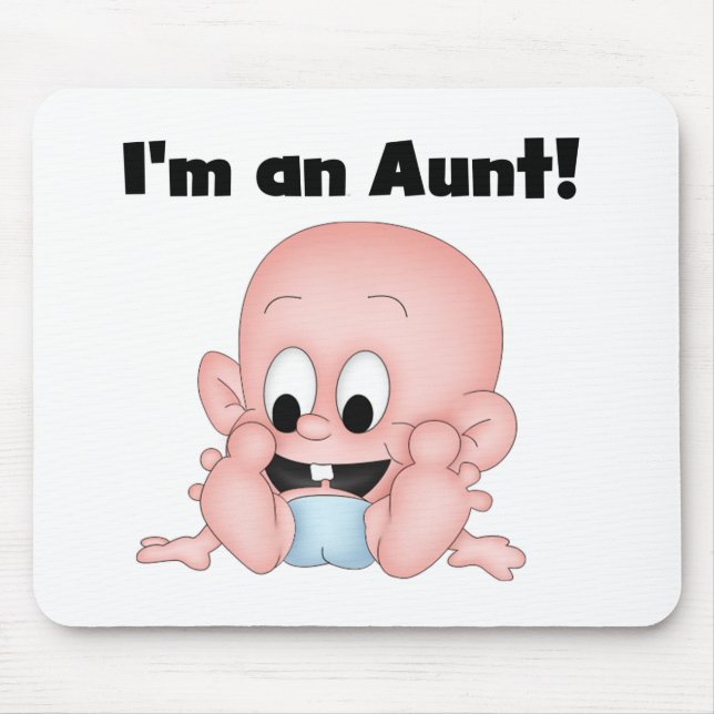Aunt of New Nephew Tshirts and Gifts Mouse Pad (Front)