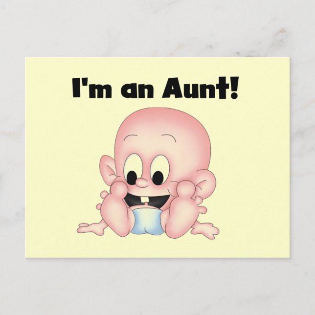 Aunt of New Nephew Tshirts and Gifts Postcard (Front)