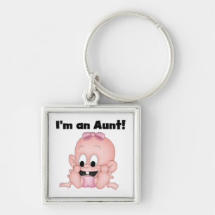 Aunt of New Niece T-shirts and Gifts Keychain