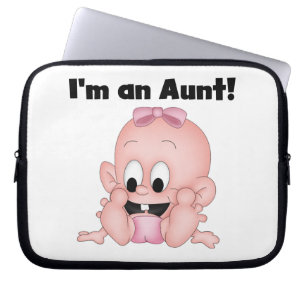 Aunt of New Niece T-shirts and Gifts Laptop Sleeve