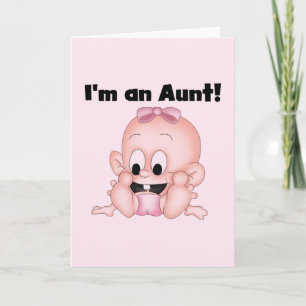 Aunt of New Niece Tshirts and Gifts Card