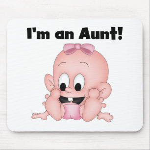 Aunt of New Niece Tshirts and Gifts Mouse Pad