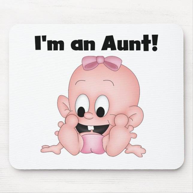 Aunt of New Niece Tshirts and Gifts Mouse Pad (Front)