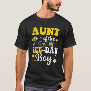 Aunt of the Bee Day Boy Bee Birthday Party Matchin T-Shirt