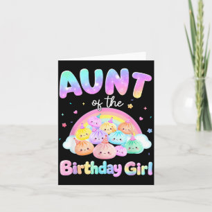 Aunt Of The Birthday Girl Kawaii Dumpling Anime Card