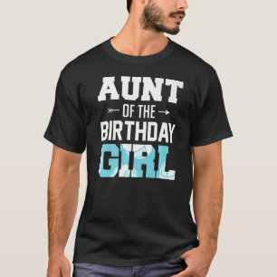 Aunt Of The Birthday Girl Volleyball Aunt Family M T-Shirt