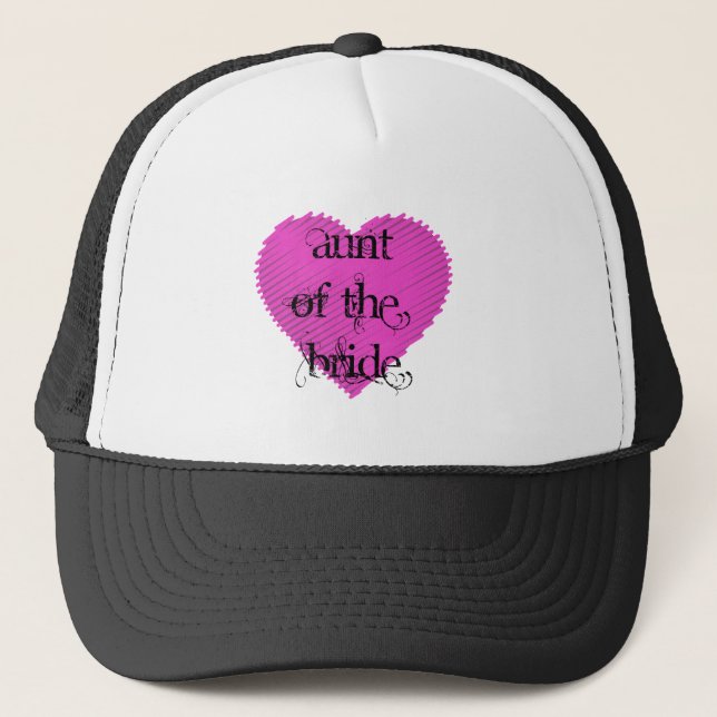 Aunt of the Bride Trucker Hat (Front)