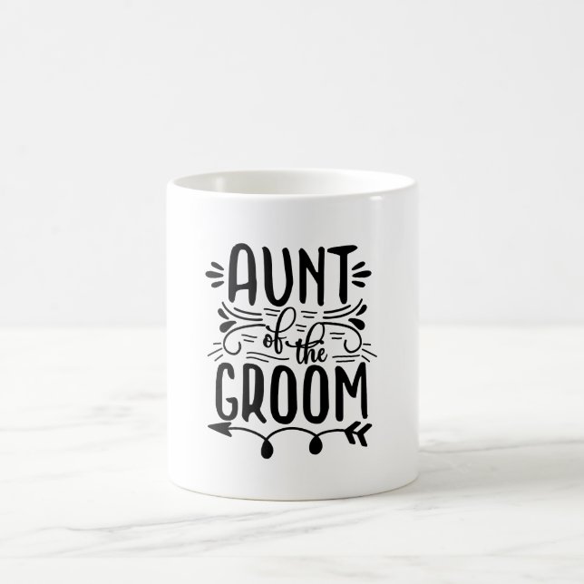 Aunt Of The Groom Coffee Mug (Center)