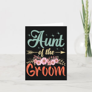 Aunt Of The Groom Gifts Mom Bride Wedding Groom  Card