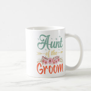 Aunt Of The Groom Gifts Mom Bride Wedding Groom  Coffee Mug