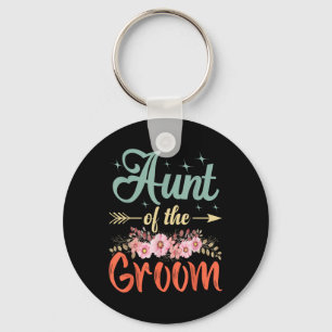 Aunt Of The Groom Gifts Mom Bride Wedding Groom  Keychain