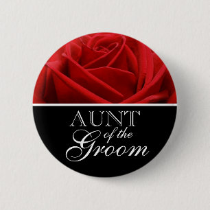 Aunt Of The Groom Wedding Pins   Buttons