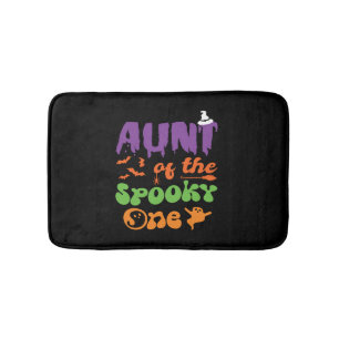 Aunt Of The Spooky One Halloween Family Matching Bath Mat