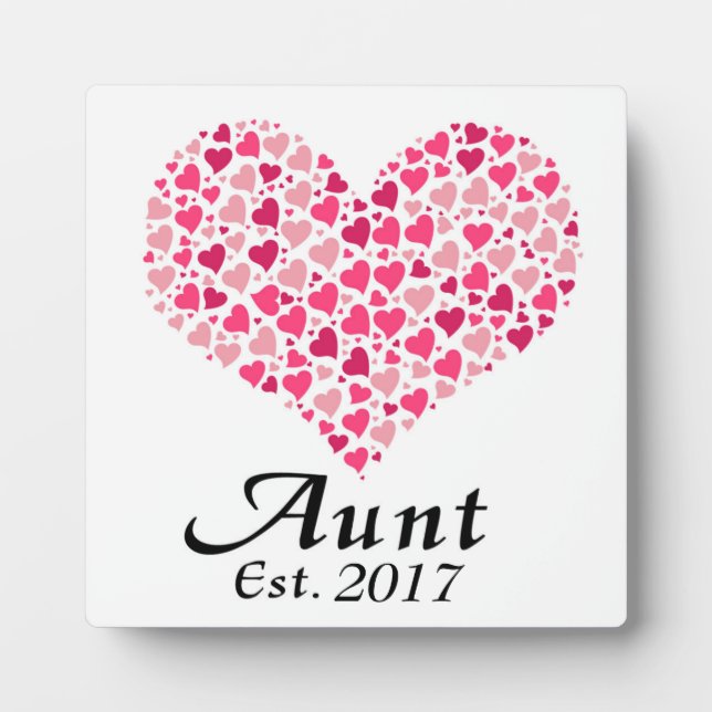 Aunt Pregnancy Annoucement Plaque (Front)