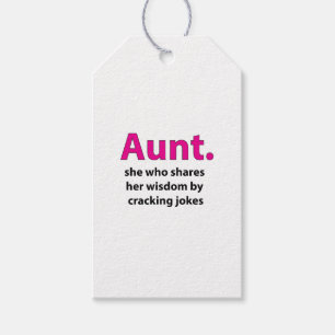 Aunt Quote Aunt Gift Tags