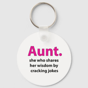 Aunt Quote Aunt Keychain