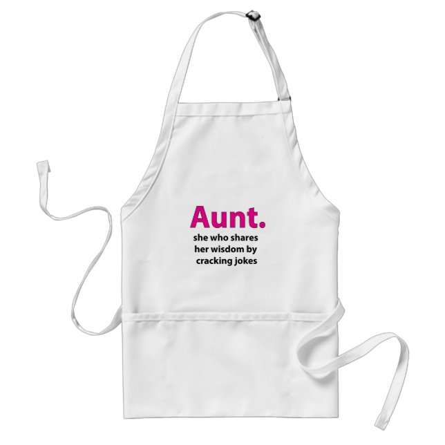 Aunt Quote Aunt Standard Apron (Front)