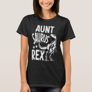 Aunt Saurus Rex Dino Birthday Party Matching Famil T-Shirt